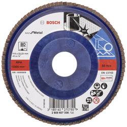Bosch Accessories 2608607336 X571 vějířovitý brusný kotouč Průměr 115 mm Ø otvoru 22.33 mm Zrnitost 80 ocel 1 ks