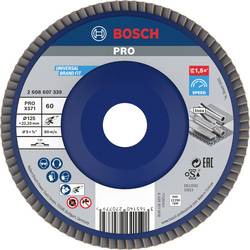 Bosch Accessories 2608607339 X571 vějířovitý brusný kotouč Průměr 125 mm Ø otvoru 22.33 mm Zrnitost 60 ocel 1 ks