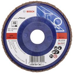 Bosch Accessories 2608607361 X551 vějířovitý brusný kotouč Průměr 115 mm Ø otvoru 22.33 mm Zrnitost 40 ocel 1 ks