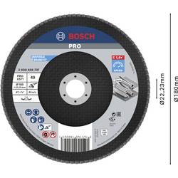 Bosch Accessories 2608606737 X571 vějířovitý brusný kotouč Průměr 180 mm Ø otvoru 22.33 mm Zrnitost 40 ocel 1 ks