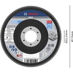 Bosch Accessories 2608607325 X571 vějířový brusný kotouč Průměr 115 mm Ø otvoru 22.33 mm Zrnitost 120 ocel 1 ks