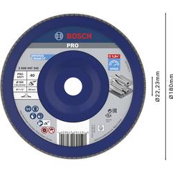 Bosch Accessories 2608607342 X571 vějířovitý brusný kotouč Průměr 180 mm Ø otvoru 22.33 mm Zrnitost 40 ocel 1 ks