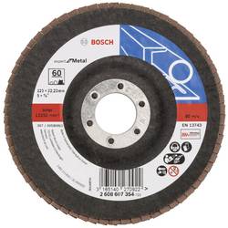 Bosch Accessories 2608607354 X551 vějířový brusný kotouč Průměr 125 mm Ø otvoru 22.33 mm Zrnitost 60 ocel 1 ks