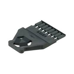 PCB plug-in connector, Accessories, Strain relief, Black, No. of poles: 3 BL 3.5 ZE 3 SW 1627820000 Weidmüller Množství: 50 ks