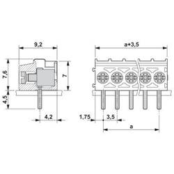 Phoenix Contact 1984811 svorkovnice pro tiskárny 1.5 mm² Pólů 7 zelená 100 ks