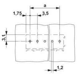 Phoenix Contact 1984714 svorkovnice pro tiskárny 1.5 mm² Pólů 12 zelená 50 ks