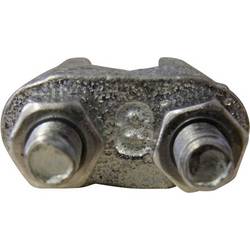 drátová lanová svorka 3 mm M4 ocel pozinkované TOOLCRAFT 827907 10 ks