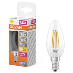 OSRAM 4058075654471 LED Energetická třída (EEK2021) D (A - G) E14 svíčkový tvar 5.9 W = 60 W teplá bílá stmívatelná, vlákno 1 ks