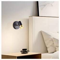 Brilliant Wandspot 12,5cm G03410/86 nástěnné světlo GU10 LED Černá/písková, zlatá (matná)