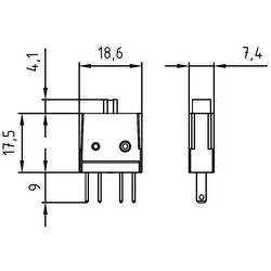 Siemens 3SB2404-0C spínací prvek 1 rozpínací kontakt kontaktní těleso 1 ks