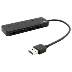 i-tec U3CHARGEHUB4 USB Hub 4 porty USB-A USB 3.0 5 GBit/s černá I-TEC USB 3.0 Metal HUB 4 Port