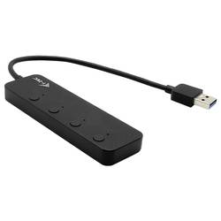 i-tec U3CHARGEHUB4 USB Hub 4 porty USB-A USB 3.0 5 GBit/s černá I-TEC USB 3.0 Metal HUB 4 Port