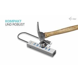 i-tec C31HUBMETAL703 USB Hub 7 portů USB-A USB 3.2 Gen1 5 GBit/s s konektorem USB C šedá I-TEC USB-C Charging Metal HUB 7 Port