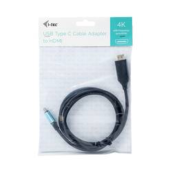 i-tec Thunderbolt kabel USB-C ® zástrčka, Zástrčka HDMI-A 2 m černá C31CBLHDMI60HZ2M Kabel pro displeje USB-C®