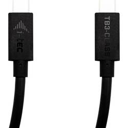 i-tec Kabel USB-C Thunderbolt™ 3 USB-C ® zástrčka 1.50 m černá TB3CBL150CM