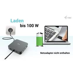 i-tec USB-C® dokovací stanice USB-C HDMI Dual DP Docking Station with Power Delivery 100 W napájení USB-C®