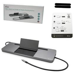 i-tec USB-C® dokovací stanice I-TEC USB-C Metal Dock 3xDisplay+PD