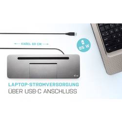 i-tec USB-C® dokovací stanice I-TEC USB-C Metal Dock 3xDisplay+PD