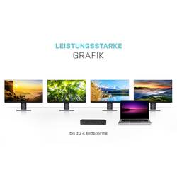 i-tec USB-C® dokovací stanice I-TEC USB-C Quattro Docking Station 85W