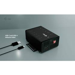 i-tec CACHRGHUB10C USB Hub 10 portů USB-C® USB 3.2 Gen1 5 GBit/s s konektorem USB C černá I-TEC USB-C/USB-A Charging HUB 10 Port