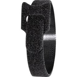 TOOLCRAFT KL12X280SC kabelový manažer na suchý zip ke spojování háčková a flaušová část (d x š) 280 mm x 12 mm černá 16 ks
