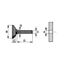 PB Fastener 148 3005 699 11 podstavná nožka přístrojová šroubovací černá (Ø x v) 38 mm x 60 mm 1 ks