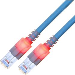 Easylan CS1OBCDCD0050 RJ45 síťové kabely, propojovací kabely CAT 6 S/FTP 5.00 m modrá dvoužilový stíněný, bez halogenů, samozhášecí 1 ks