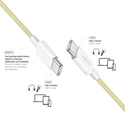 LogiLink Kabel USB-C USB 2.0 USB-C ® zástrčka 1.5 m žlutá stíněný CU0354