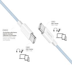 LogiLink Kabel USB-C USB 2.0 USB-C ® zástrčka 0.5 m modrá CU0349