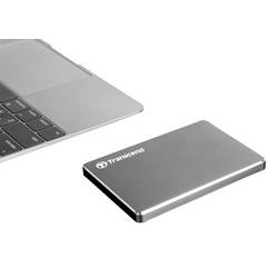 Transcend StoreJet® 25C3N, StoreJet® 25C3N, 1 TB, externí HDD 6,35 cm (2,5), USB 3.2 (Gen 1x1) , šedá (metalíza), TS1TSJ25C3N