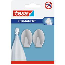 tesa TESA® Permanent Haken Oval – kov Množství: 1 ks