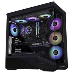 Lian Li Vector V100 midi tower PC skříň, pouzdro, herní pouzdro černá