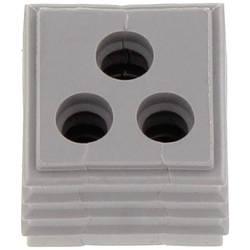 CONTA-CLIP KDS-DE 3X5-6 GR Těsnící prvek s odlehčením tahu Průměr svorky (max.) 6 mm termoplastický elastomer šedá 10 ks