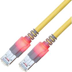 Easylan CS1OYCDCD0100 RJ45 síťové kabely, propojovací kabely CAT 6 S/FTP 10.00 m žlutá dvoužilový stíněný, bez halogenů, samozhášecí 1 ks