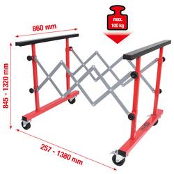 KS Tools NEW-52567 Univerzální teleskopický vozík, 257 -1380 mm