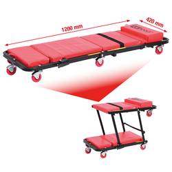 KS Tools 500.8000 servisní lehátko na kolečkách (d x š x v) 1200 x 420 x 145 mm