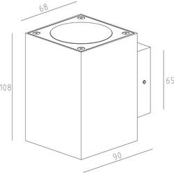Deko Light Cubodo II Double DG Mini 731030 LED nástěnné světlo 10 W LED čedičově šedá