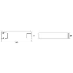 Deko Light BASIC, CC, V8-30-700mA/30W LED driver konstantní proud 30 W 700 mA 21 - 43 V ochrana proti přepětí 1 ks