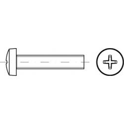 TOOLCRAFT TO-5430735 válcové šrouby s čočkovou hlavou M5 90 mm křížová drážka Philips ocel galvanizováno zinkem 200 ks