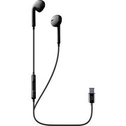 Cellularline Headset do uší (In Ear) kabelová stereo černá Redukce šumu mikrofonu regulace hlasitosti mobil