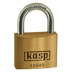 Kasp K12540A1 visací zámek na klíč, 40 mm, mosaz