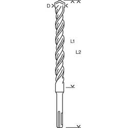Bosch Accessories 2608831005 2608831005 příklepový vrták 5.5 mm SDS plus 1 ks