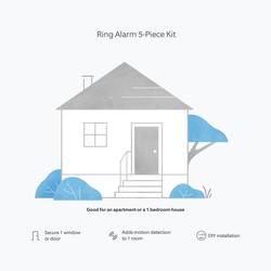ring Alarm 5 Piece Kit (2nd Gen) - HB 4K11SZ-0EU0 sada bezdrátového zabezpečovacího systému, sada bezdrátového alarmu
