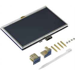 TRU COMPONENTS monitor v podobě dotykové obrazovky 12.7 cm (5 palec) 800 x 480 Pixel Vhodné pro (vývojové sady): Raspberry Pi®
