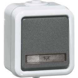 PEHA by Honeywell 1násobné kompletní sada tlačítko šedá 304111 1 ks