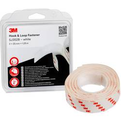3M SJ352B pásek se suchým zipem, lepicí, (d x š) 1.25 m x 25 mm, bílá, 1 ks