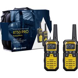 Midland XT50 Pro Koffer Gelb C1464.01 PMR a LPD radiostanice sada 2 ks