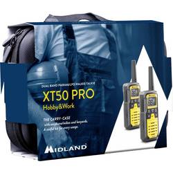 Midland XT50 Pro Koffer Gelb C1464.01 PMR a LPD radiostanice sada 2 ks