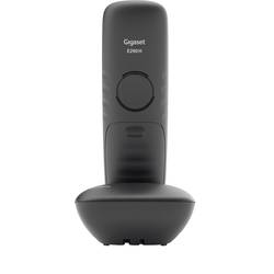 Gigaset E290 DECT/GAP bezdrátový analogový telefon kompatibilní s naslouchadly , handsfree, dětský telefon černá