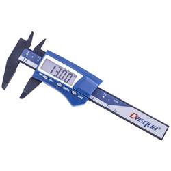 Dasqua 8300-0095 Digitální měřicí sada 4dílná - Nivellierkasten, Tiefenmesser, Glasfaser-Messschieber und Winkellineal